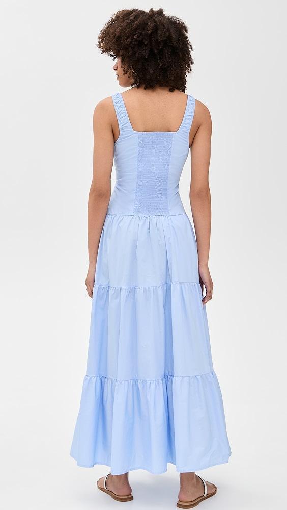 Moon River Sleeveless Corset Top Maxi Dress | Shopbop Product Image