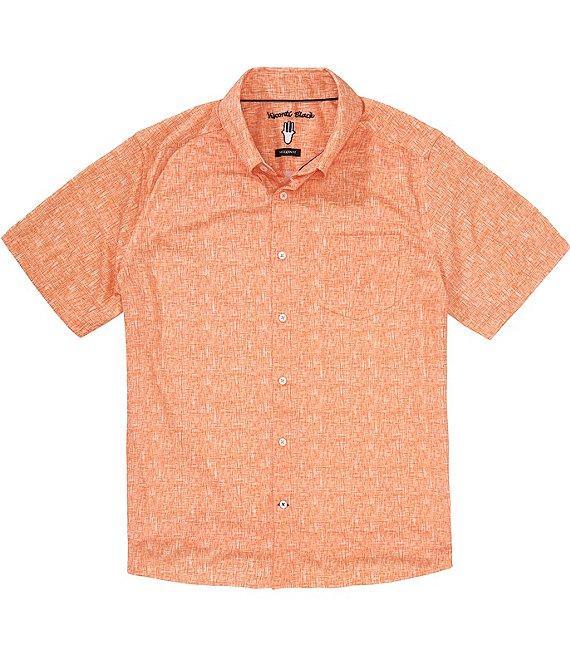 Visconti Textured Stretch Short Sleeve Woven Shirt Product Image