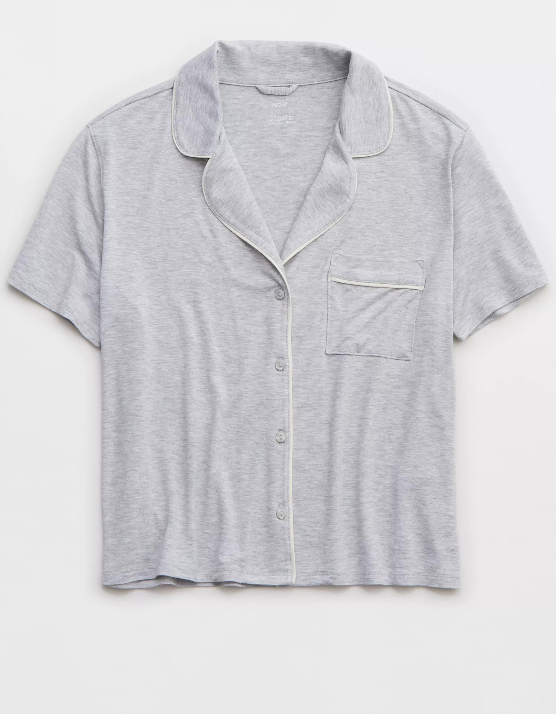 Aerie Real Soft® Short Sleeve Pajama Shirt Product Image