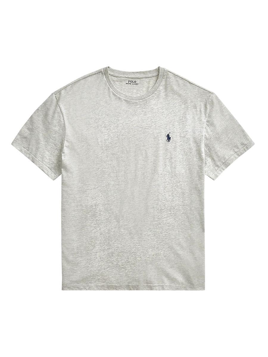 Mens Jersey Crewneck Classic-Fit T-Shirt Product Image