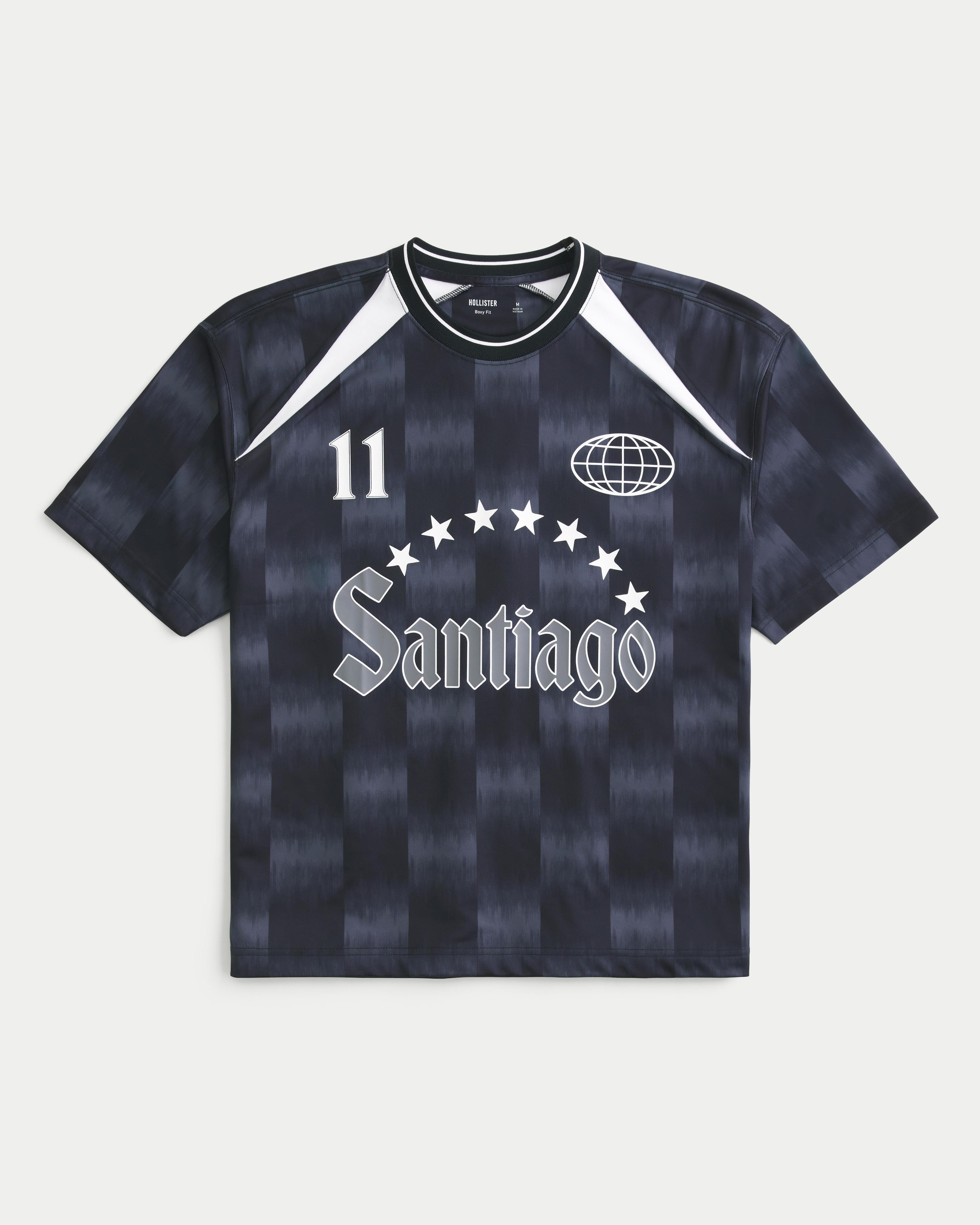 Boxy Santiago Graphic Soccer Jersey Product Image