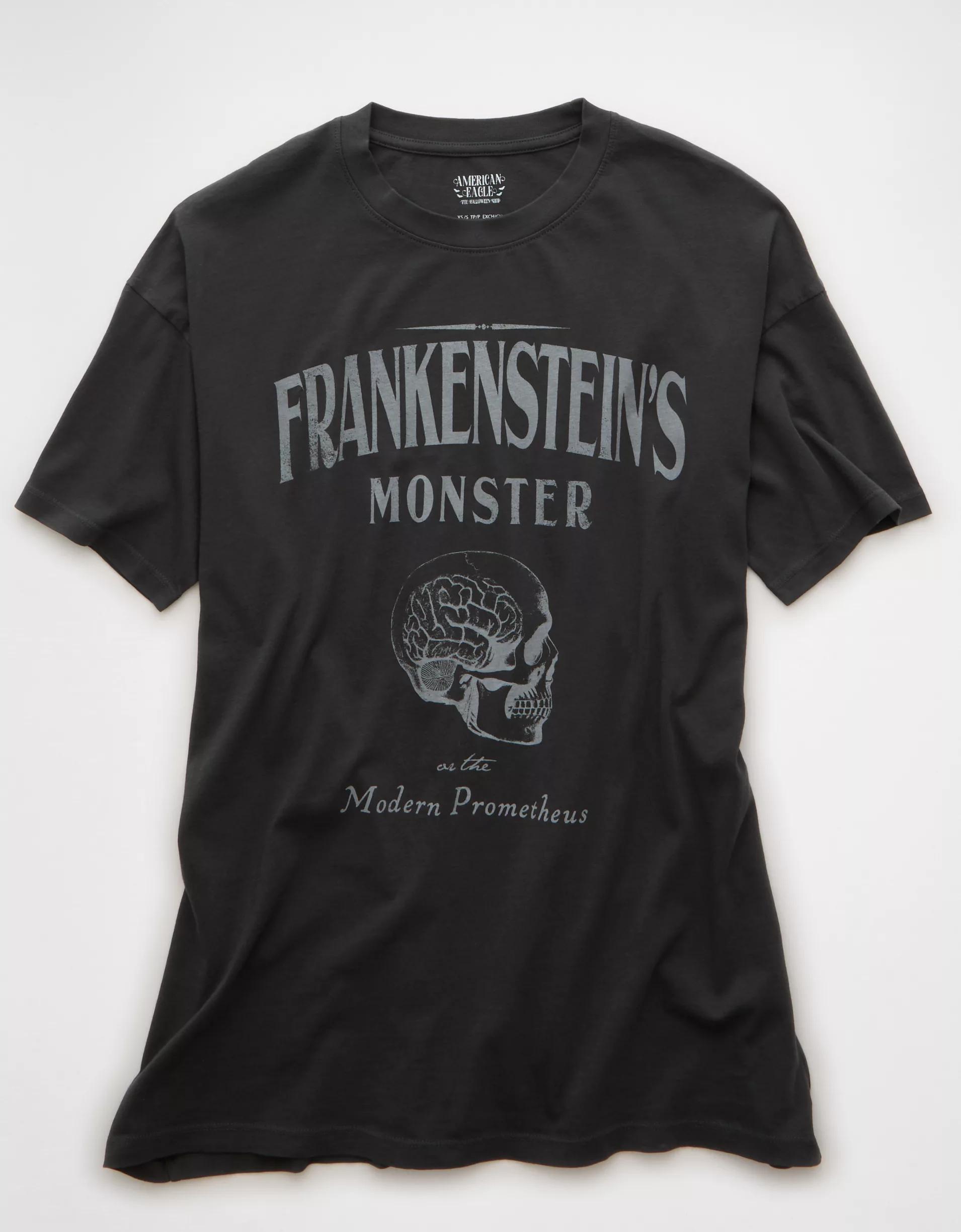 AE Oversized Halloween Graphic T-Shirt Product Image