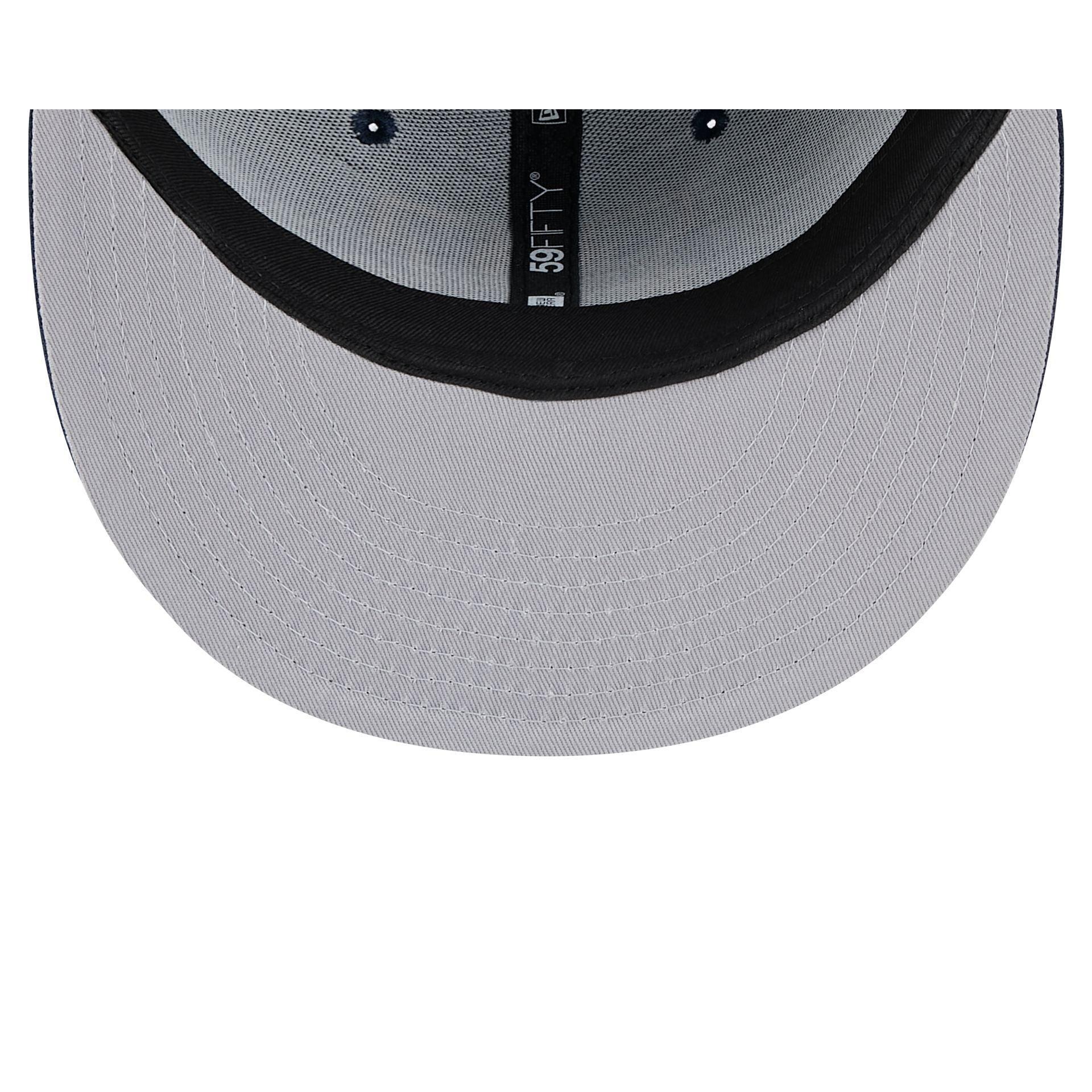 Cleveland Guardians Metallic Gold Logo 59FIFTY Fitted Hat Male Product Image