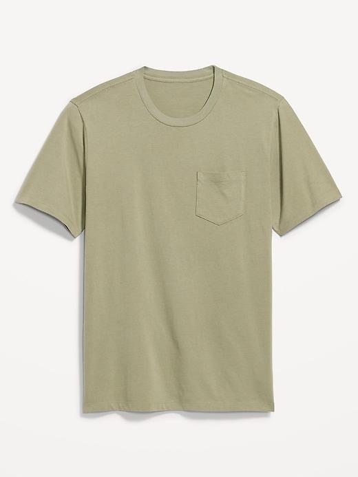 Crew-Neck Pocket T-Shirt Product Image