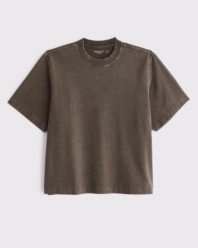 Premium Heavyweight Cropped Tee Product Image