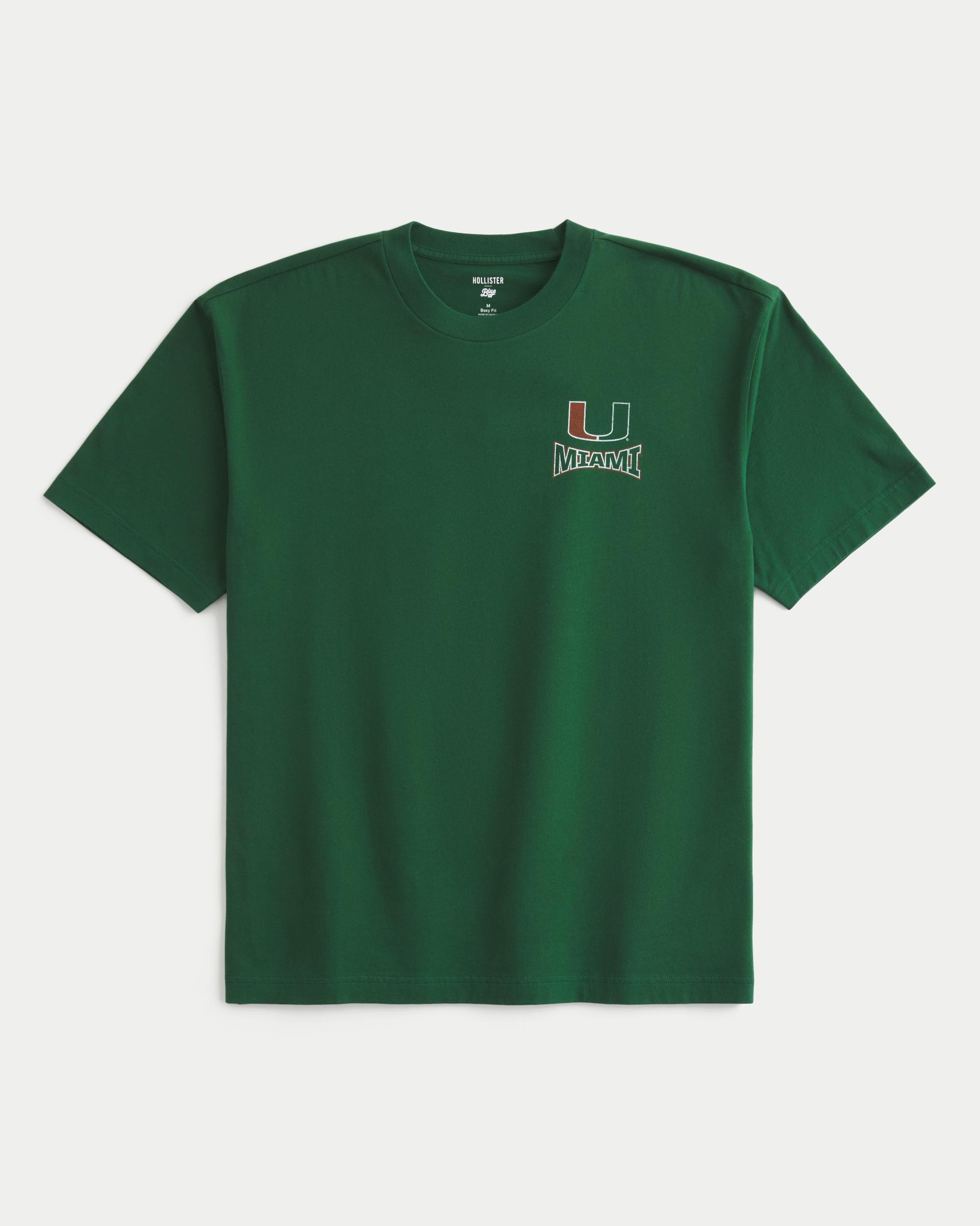 Boxy Miami Hurricanes Graphic Tee Product Image