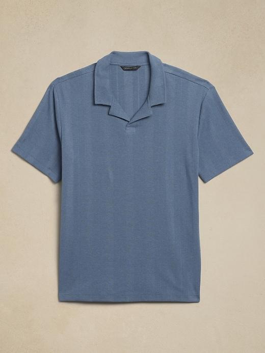 Variegated Ribbed Polo Product Image