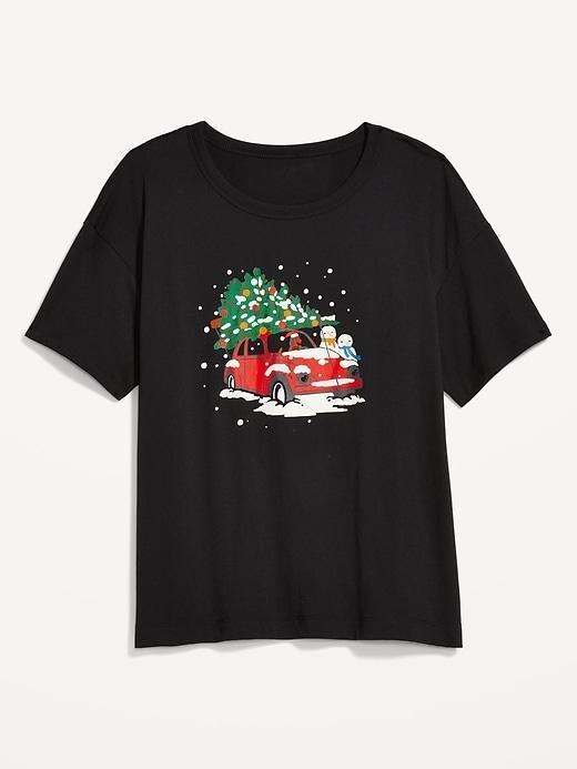 Matching Holiday-Graphic T-Shirt for Women Product Image