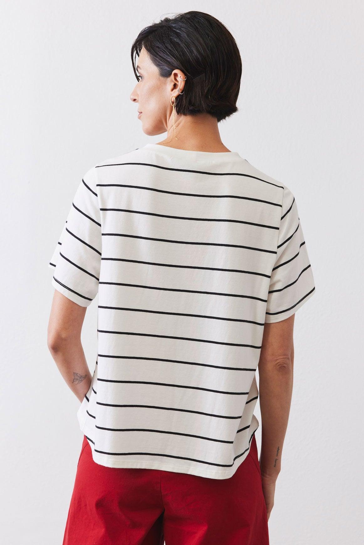Relaxed Striped Lounge Top Product Image