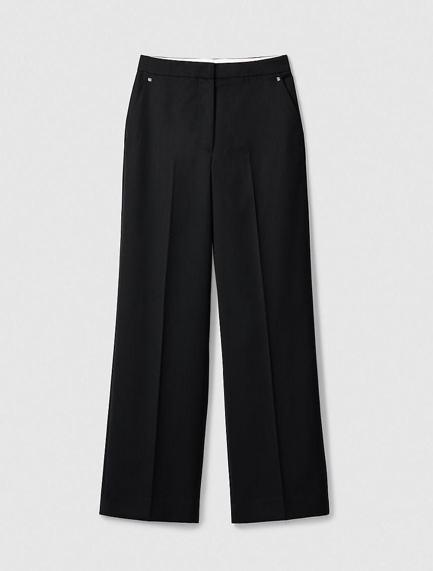 Wool Blend Tailored Pants Product Image