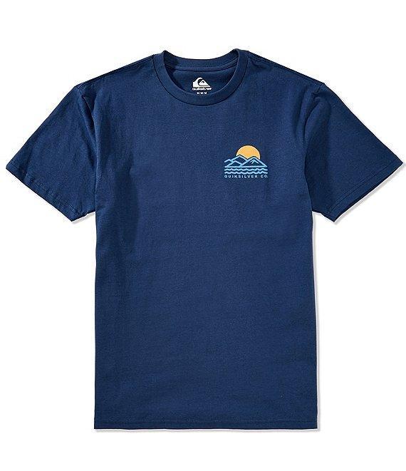 Quiksilver Blue Lines Short Sleeve T-Shirt Product Image