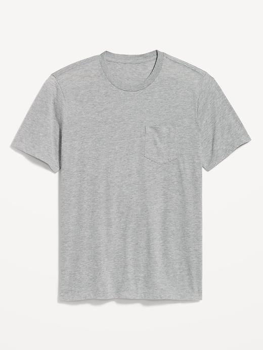 Crew-Neck Pocket T-Shirt Product Image