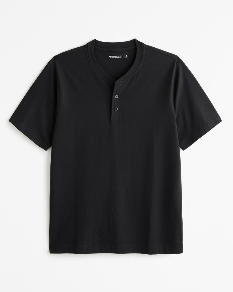 Classic Polished Henley Tee Product Image