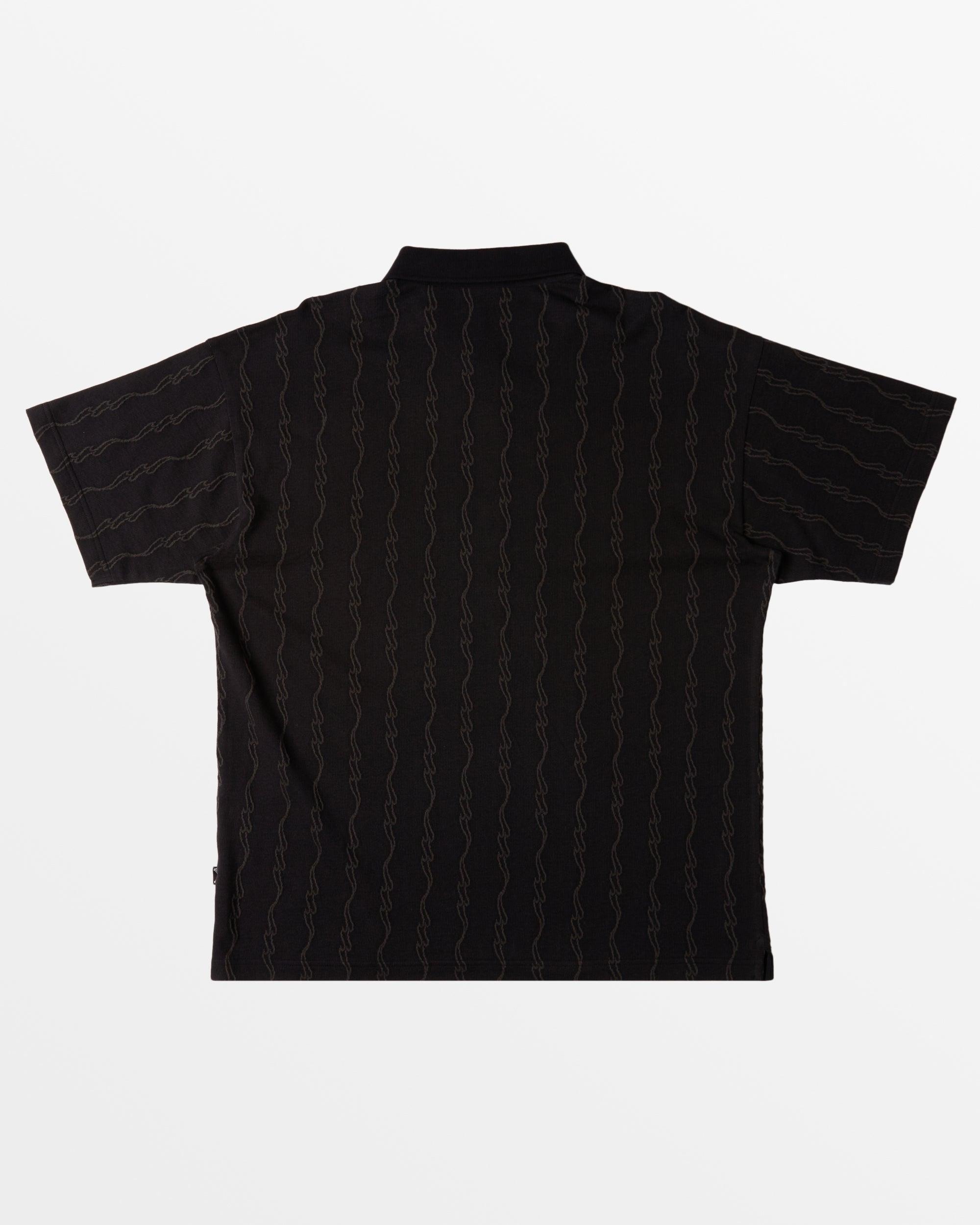 Shibuya Polo Shirt - Black Male Product Image