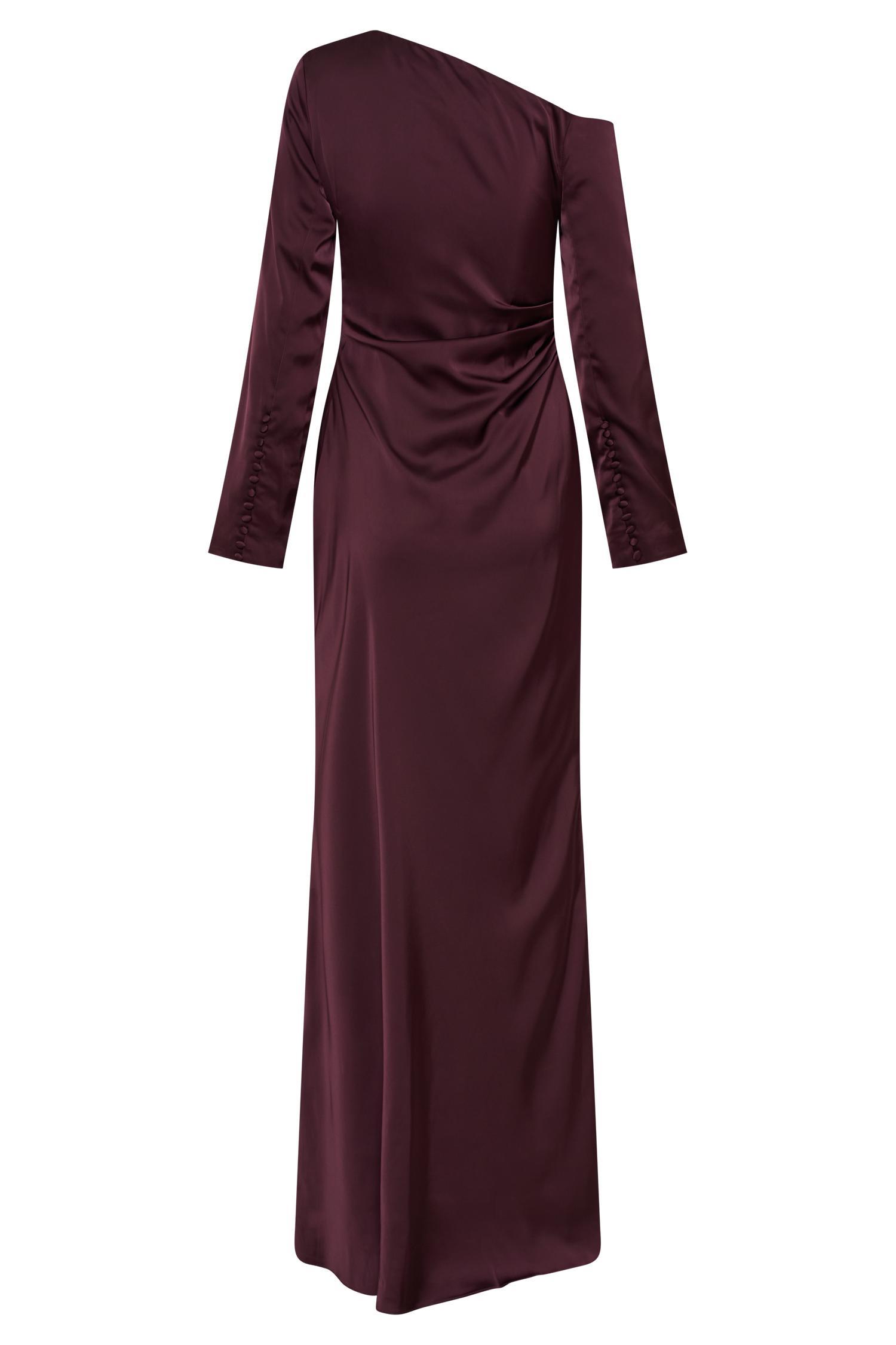 Avery Long Sleeve Maxi Dress - Plum Product Image