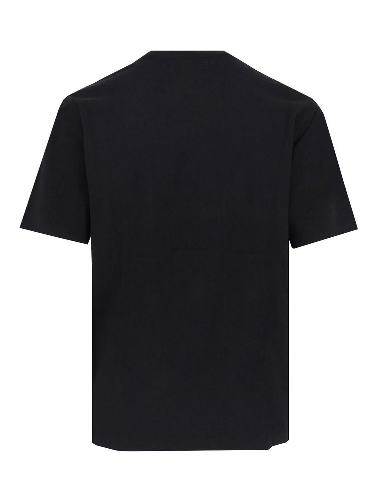 AMIRI Black Cotton T-shirt With Bold Logo Statement Product Image