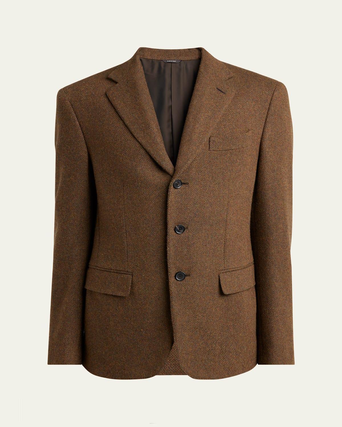 Mens Torino Single-Breasted Cashmere Jacket Product Image