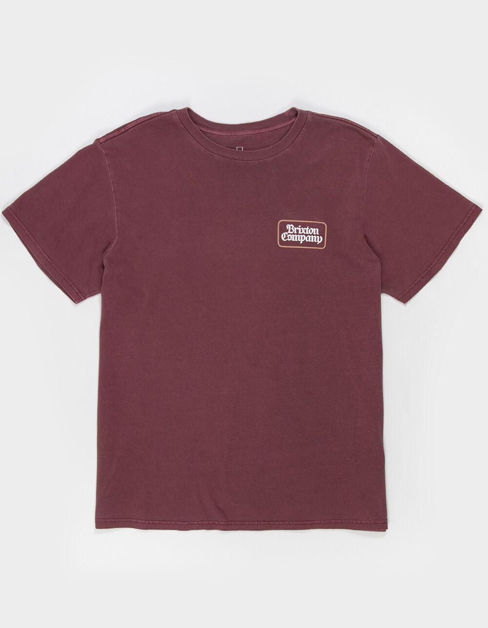 BRIXTON Norvell Mens Tee - MAHOGANY Product Image