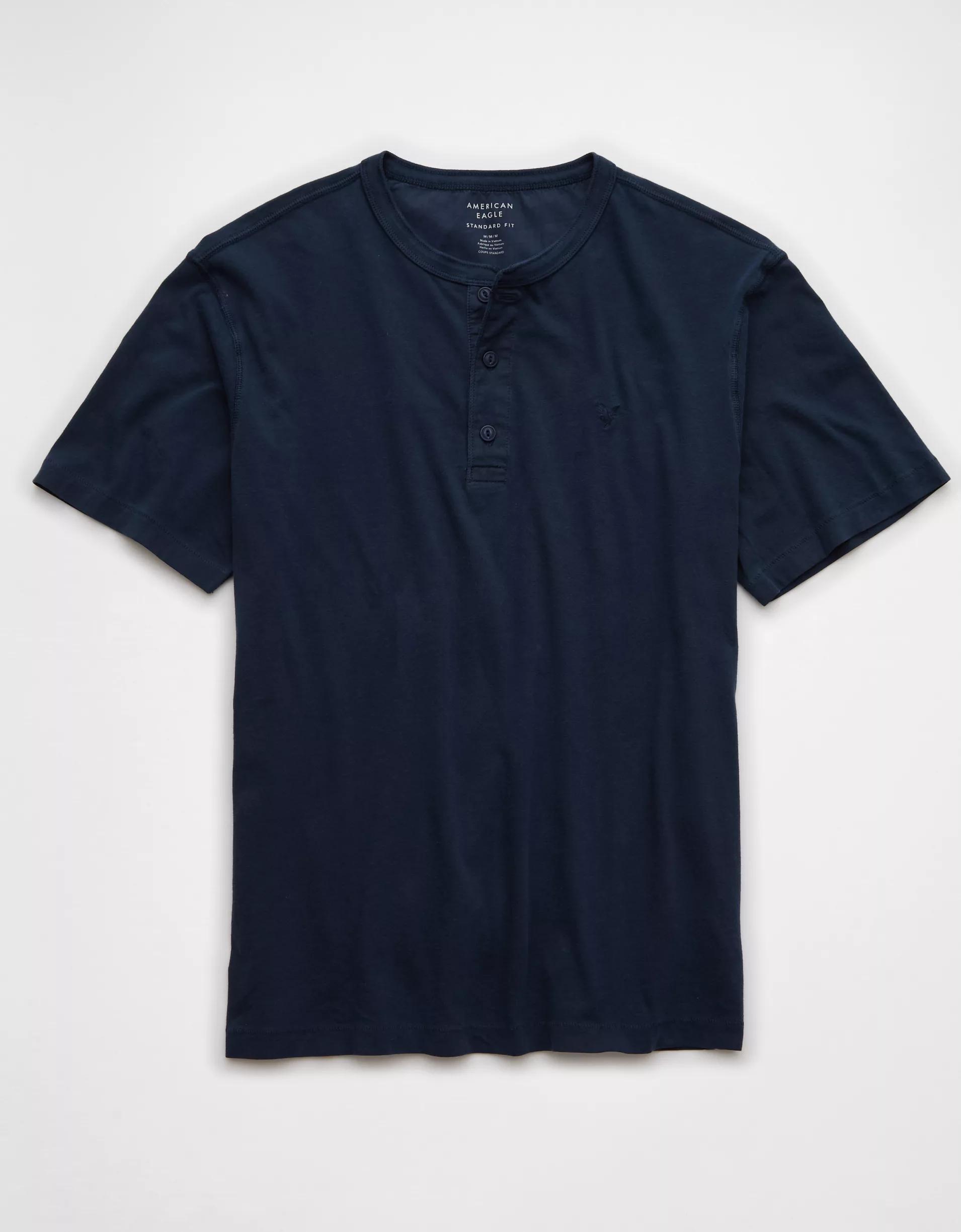 AE Lived-In Henley T-Shirt Product Image