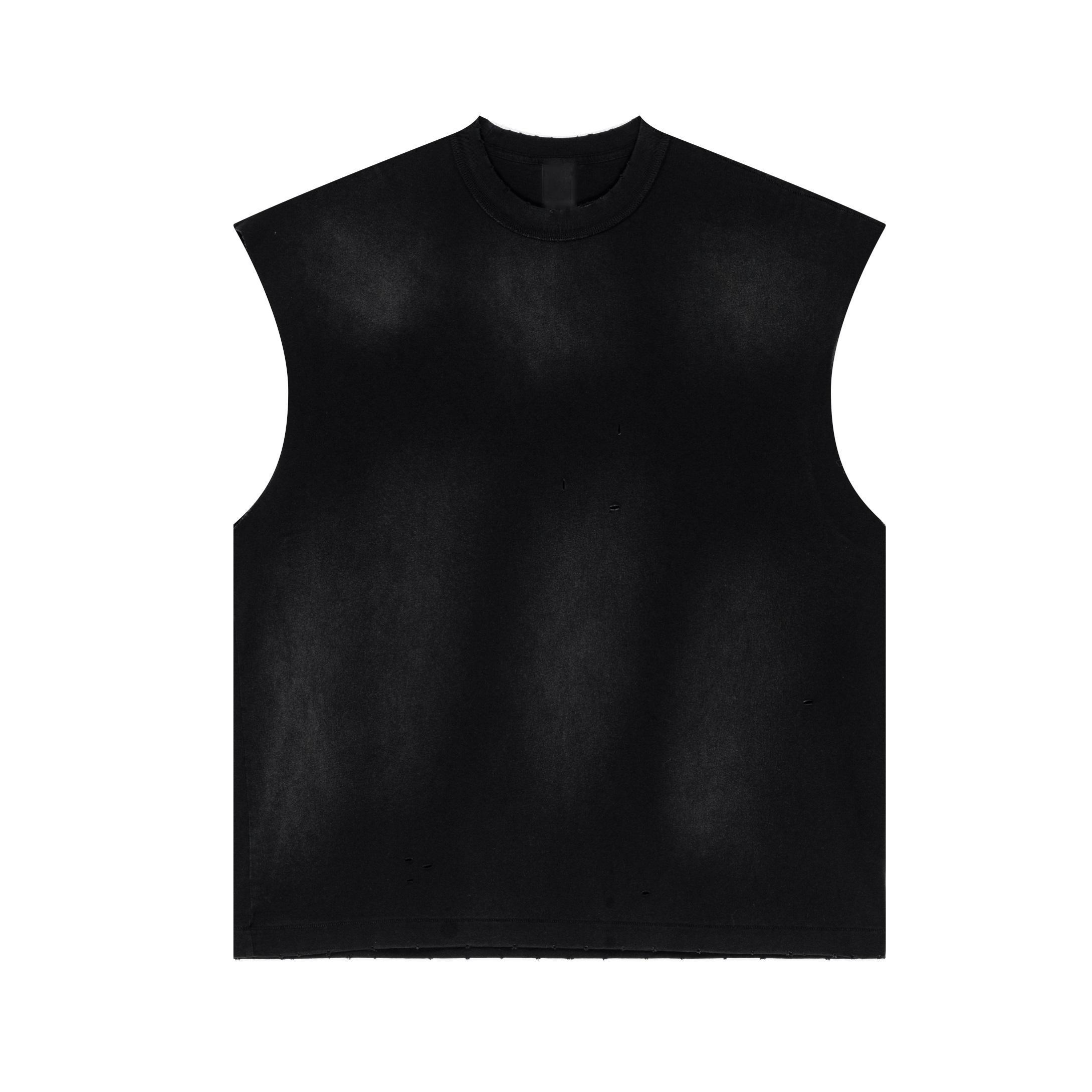 Vintage Distressed Tank Tops Sleeveless Shirts Product Image