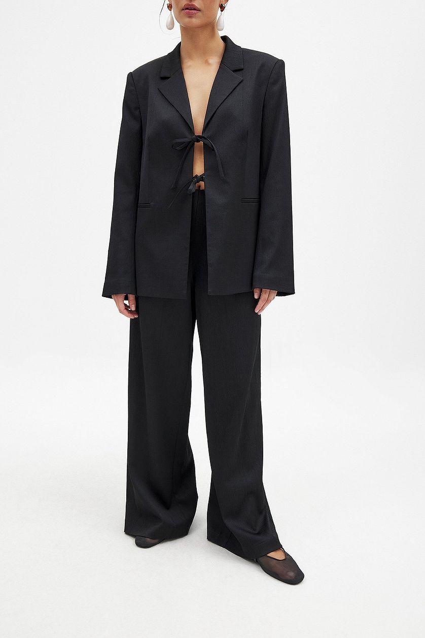 Structured Straight Pants Product Image