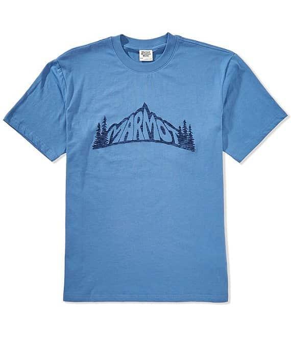 Marmot Peaks & Trees Graphic Short Sleeve T-Shirt Product Image
