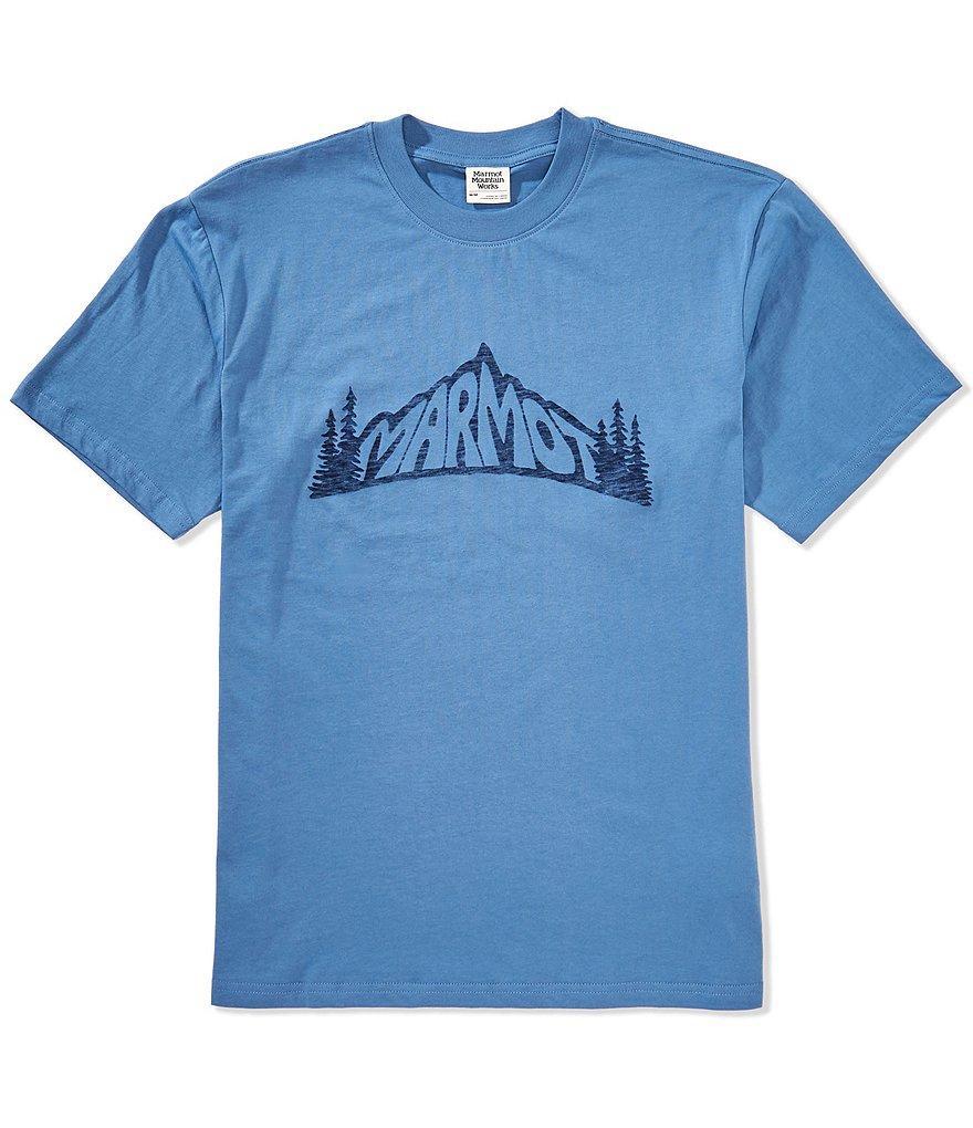 Marmot Peaks & Trees Graphic Short Sleeve T-Shirt Product Image