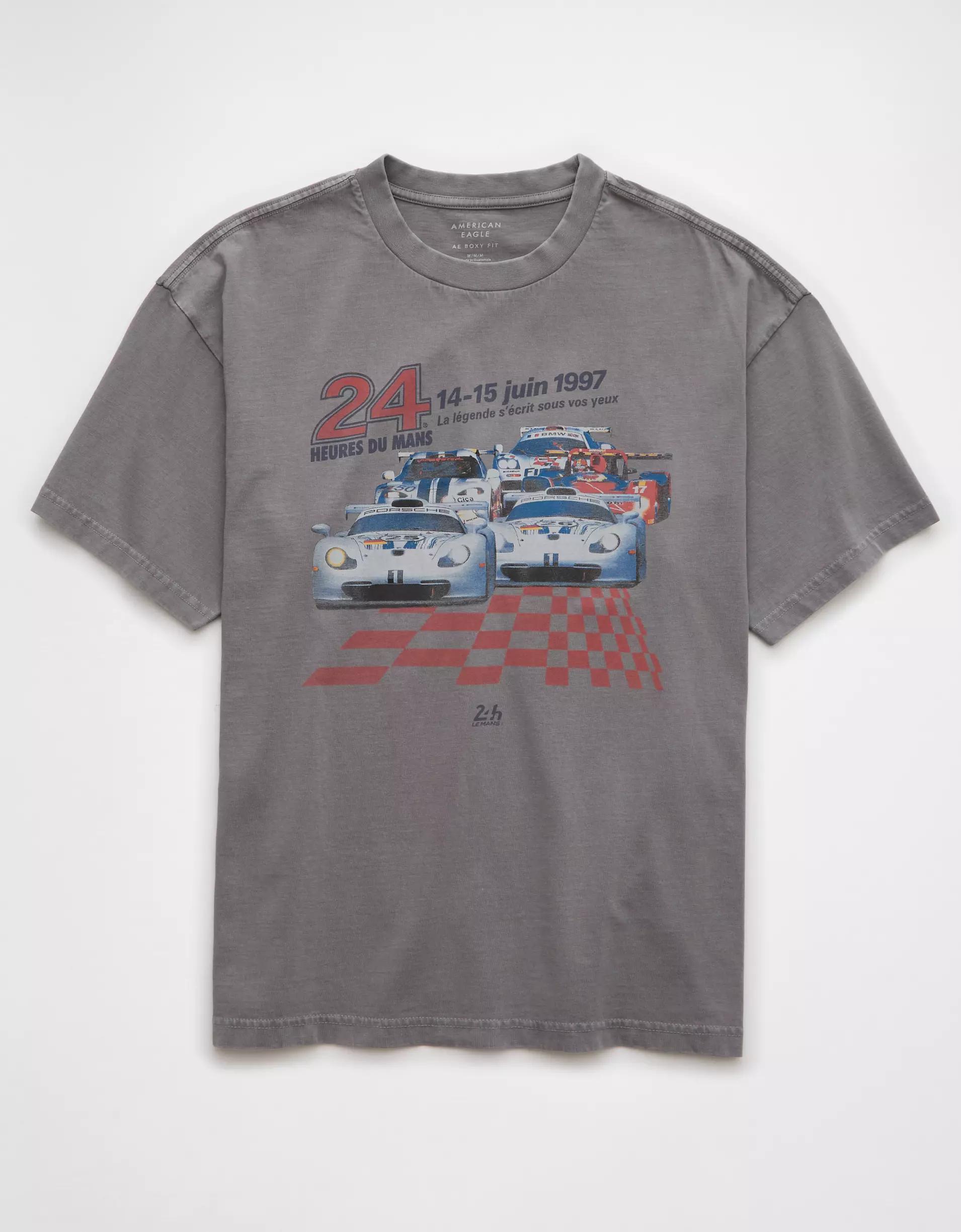 AE Boxy Le Mans Racing Graphic T-Shirt Product Image