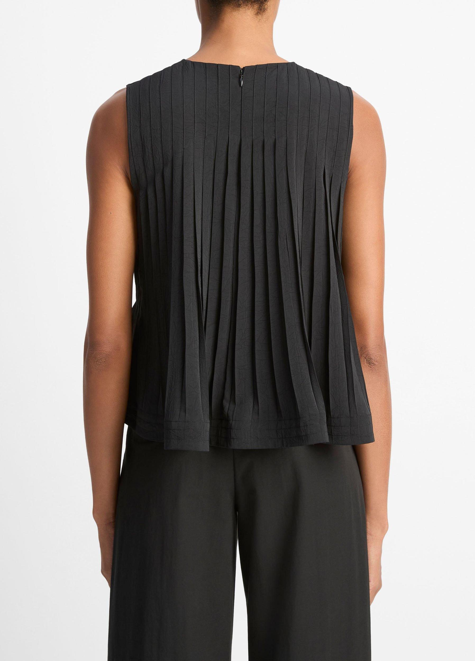 Pleated A-Line Top Product Image
