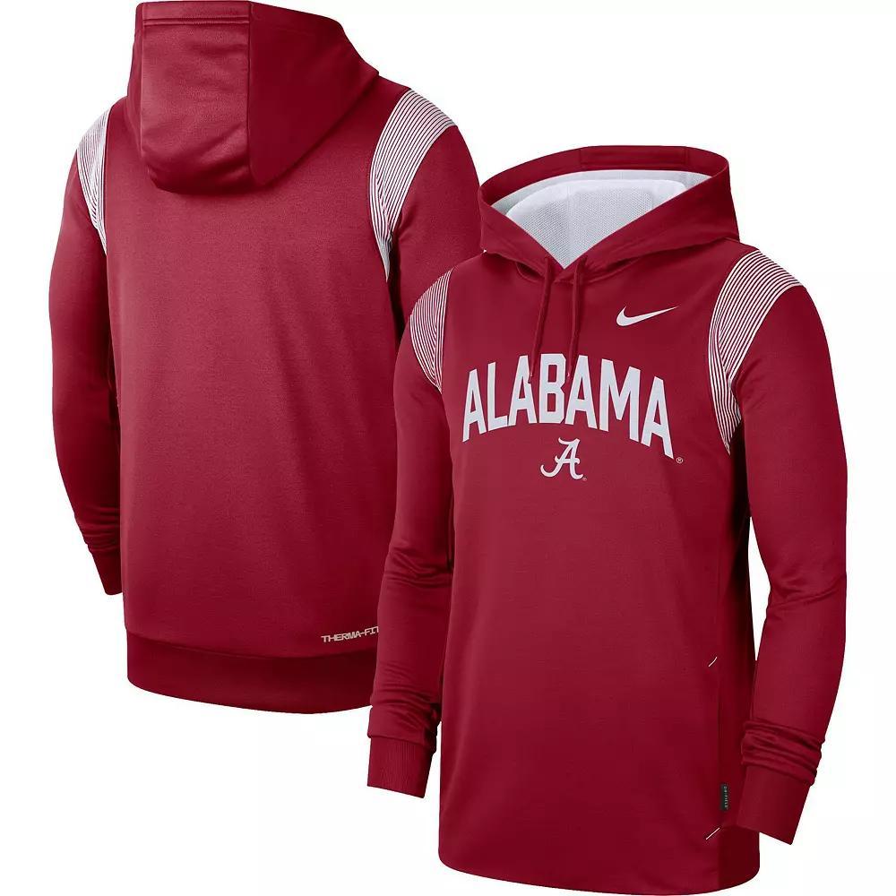 Men's Nike Crimson Alabama Crimson Tide 2022 Game Day Sideline Performance Pullover Hoodie,  Product Image