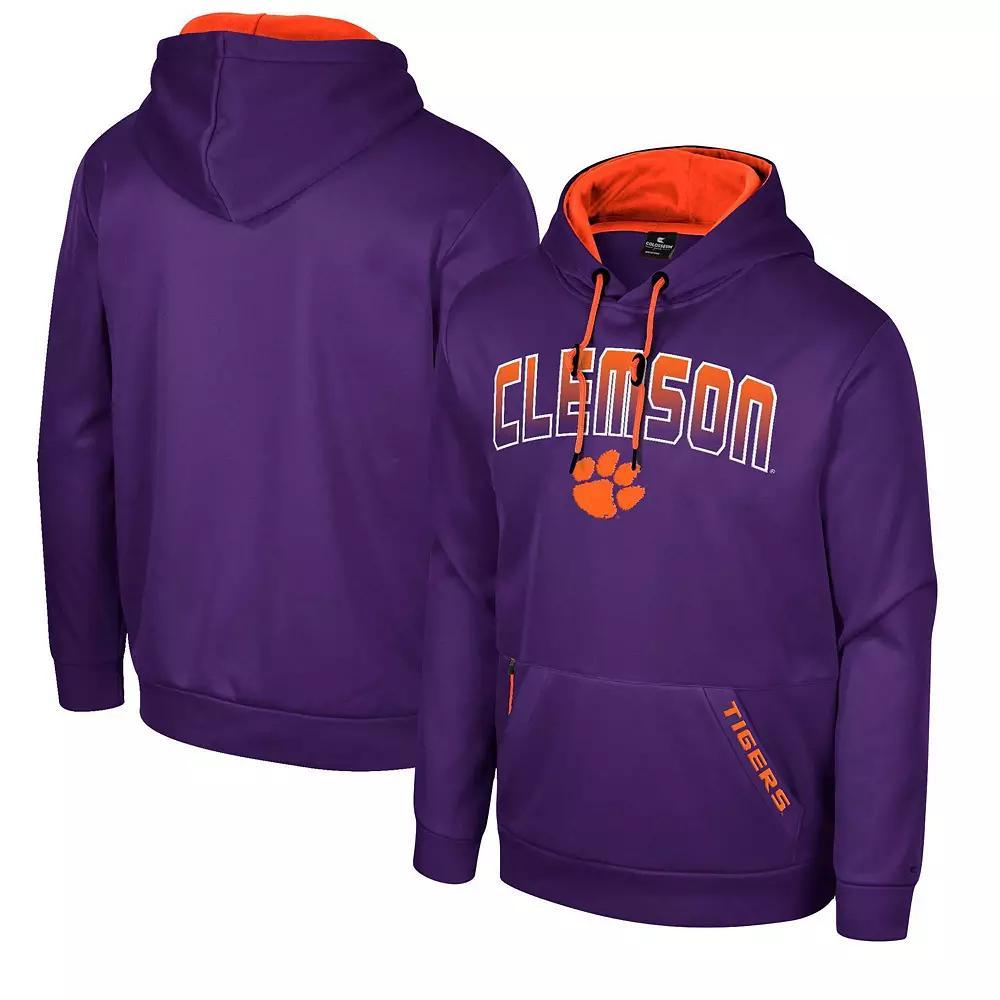 Mens Colosseum Auburn Tigers Reese Pullover Hoodie Blue Product Image