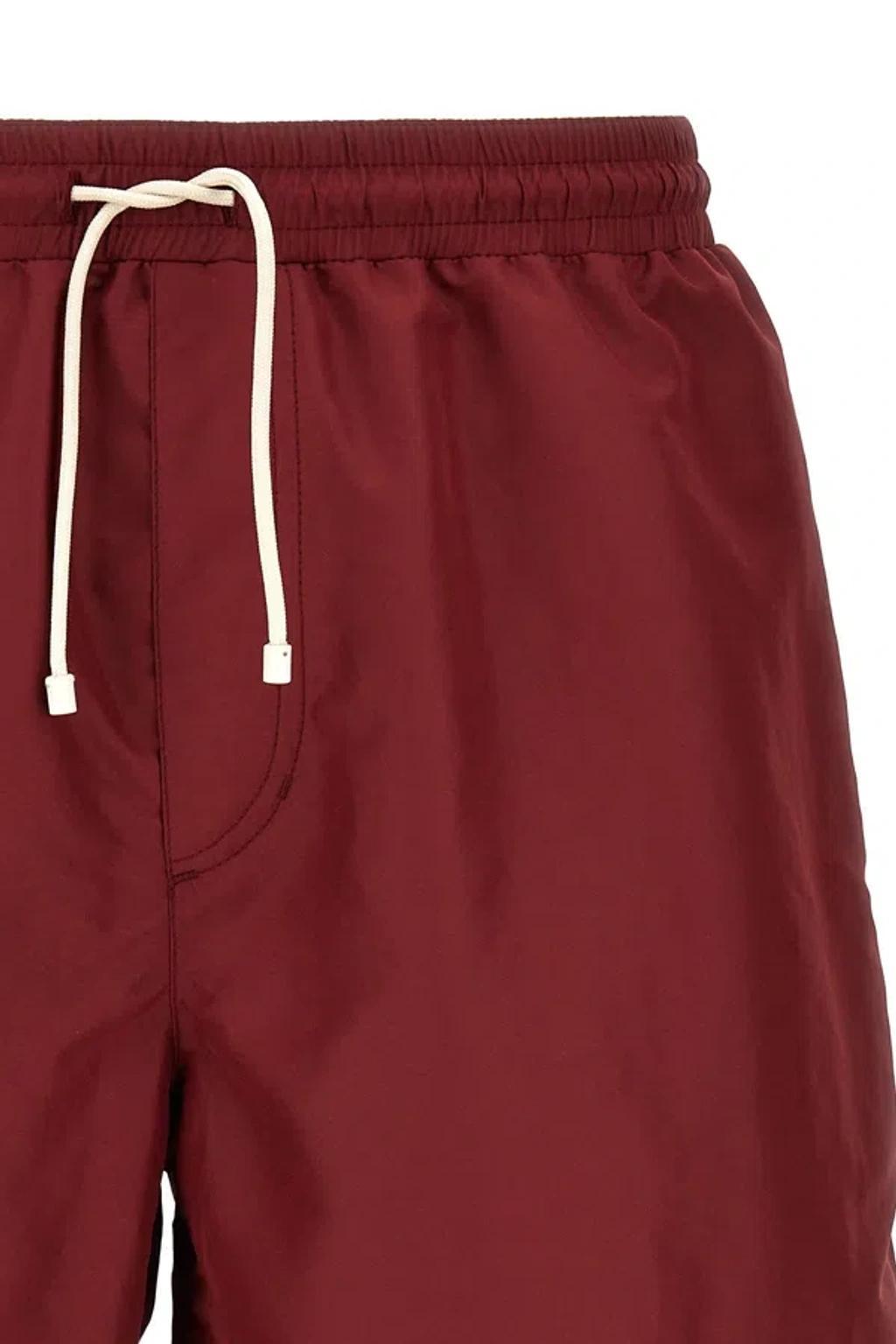 BRUNELLO CUCINELLI Swim Shorts In Red Product Image