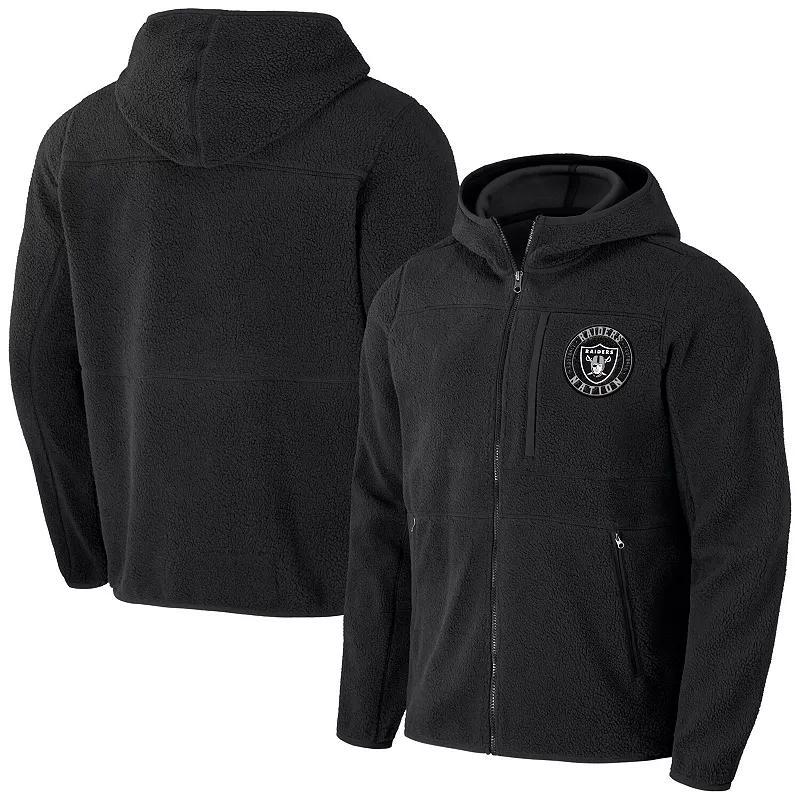 Men's NFL x Darius Rucker Collection by Fanatics  Black Atlanta Falcons Sherpa Full-Zip Hoodie, Size: Medium Product Image