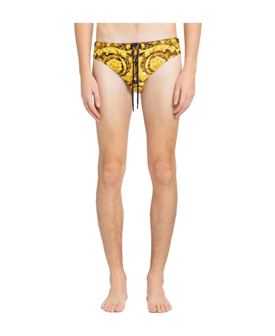 VERSACE Slip Baroccodile In Multicolor Product Image