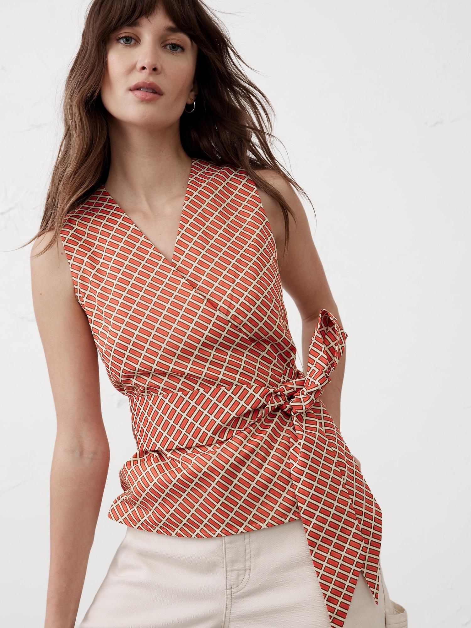 Wrapped Voile Top Product Image