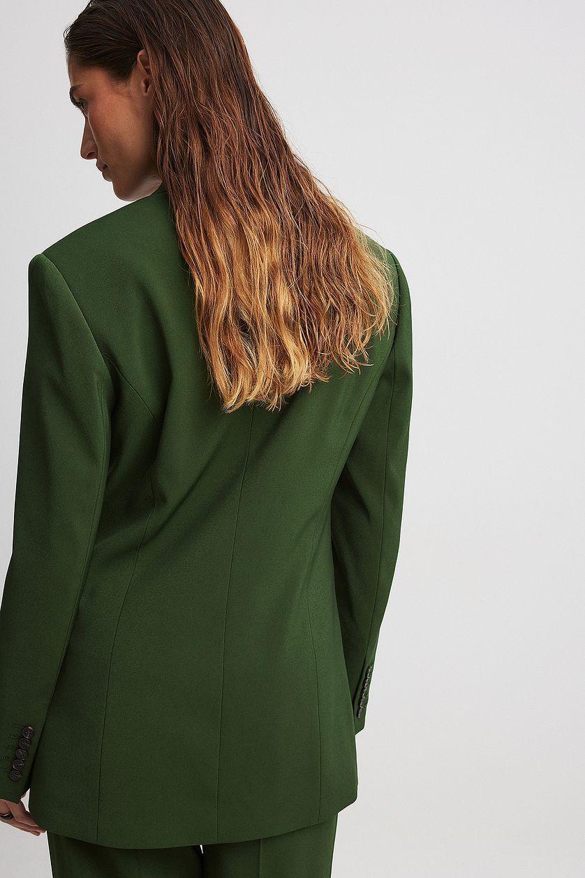 Fitted One Button Blazer Product Image