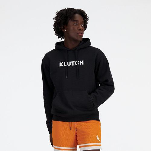 New Balance Mens X Klutch Essentials Fleece Hoodie - Orange/Orange Product Image