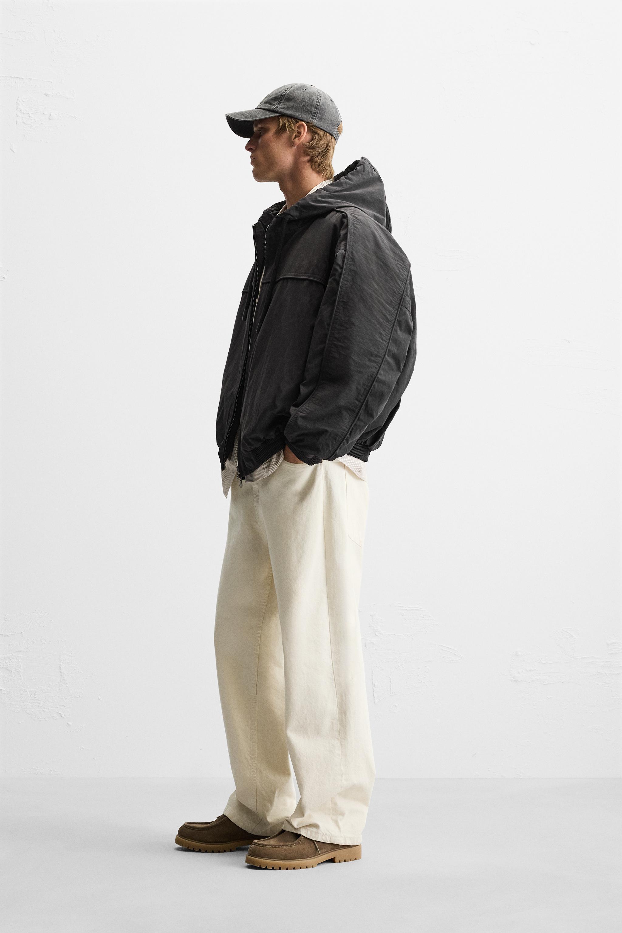 HOODED TECHNICAL JACKET Product Image