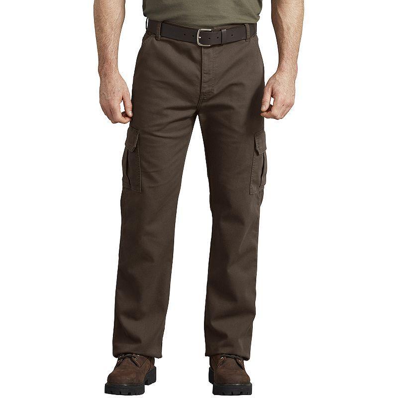 Men's Dickies FLEX Regular-Fit Tough-Max Duck Cargo Pants, Size: 36X34, Brown Product Image