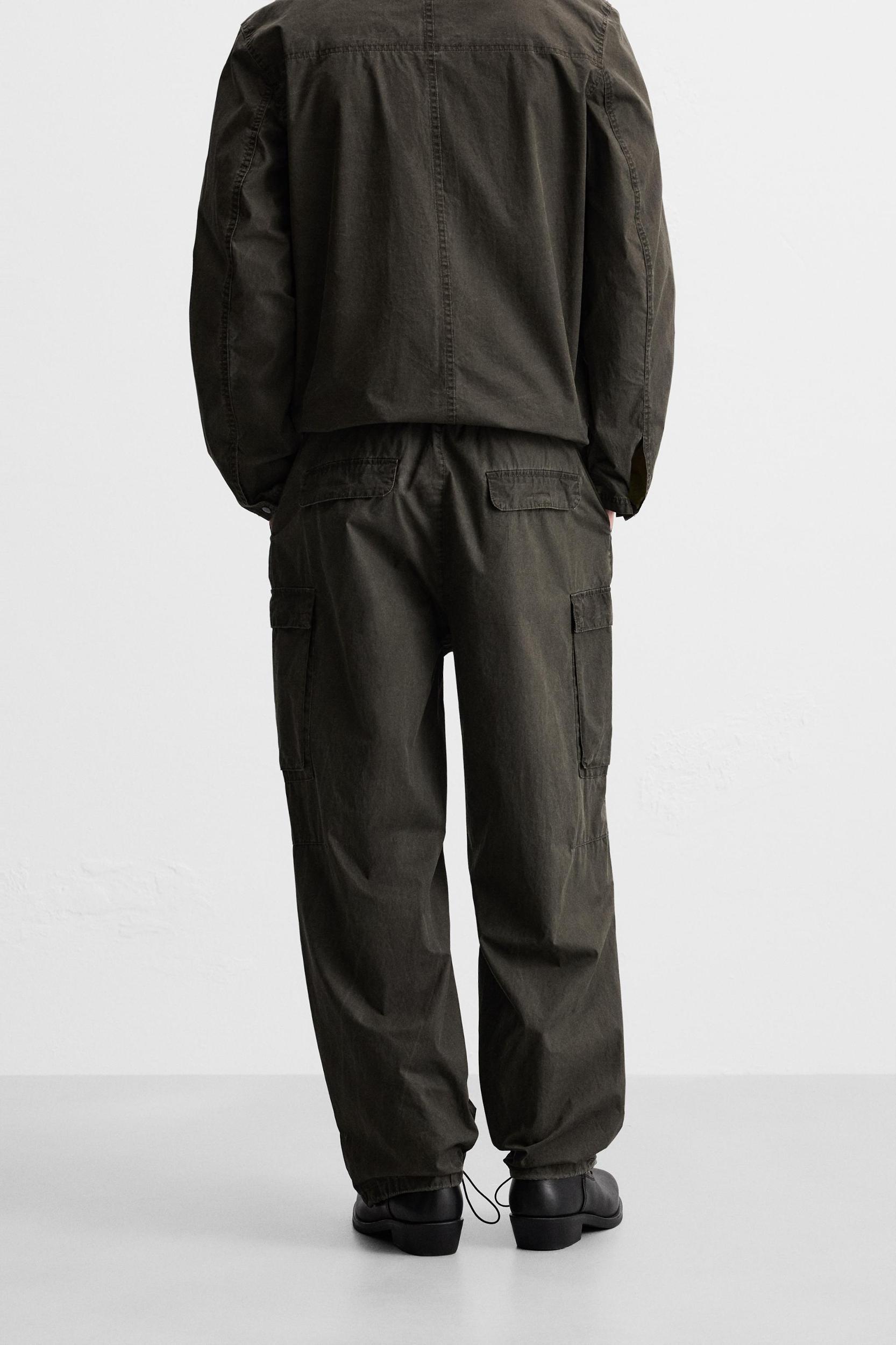 WASHED TECHNICAL CARGO PANTS Product Image