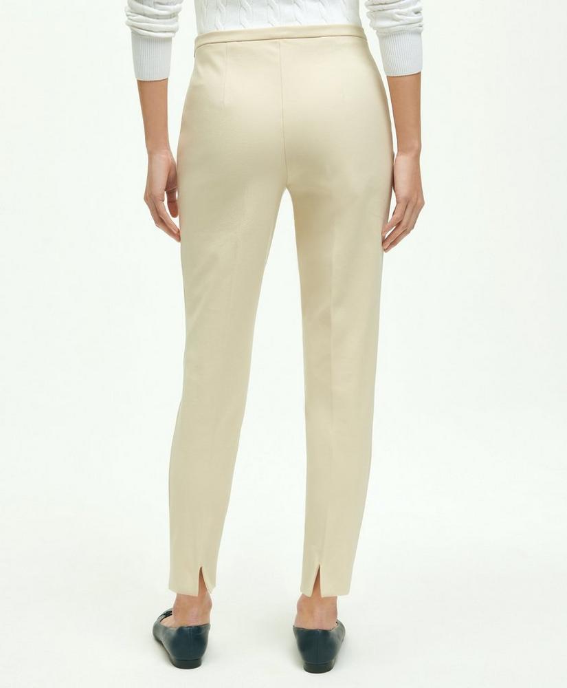 Side-Zip Stretch Cotton Pant Product Image