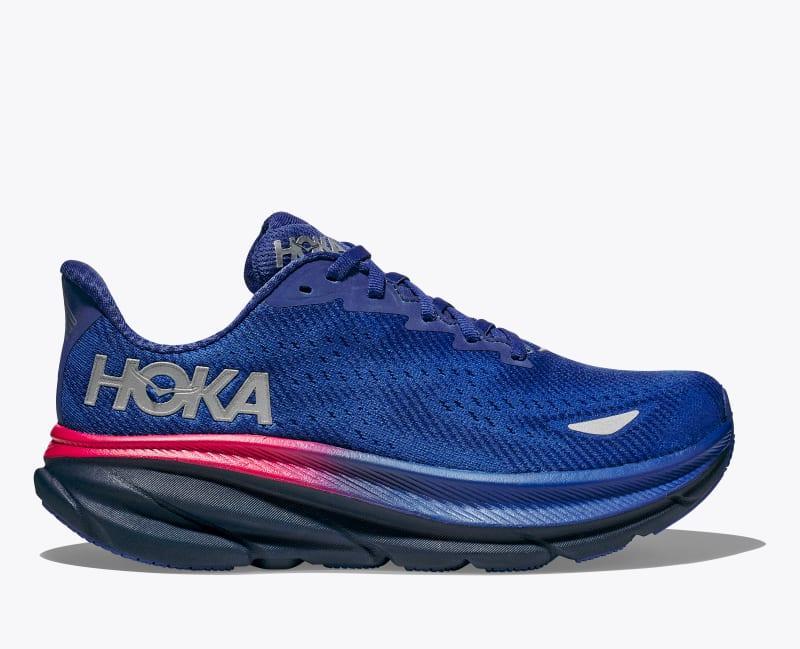 HOKA Mens Clifton 9 GTX Shoes in Dazzling Blue/Evening Sky, Size 10.5 Product Image