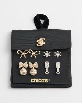 Festive Earrings Gift Set   Chico's - Mixed Metals - Women Product Image