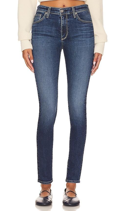 AG Jeans Farrah High-Waisted Skinny in Queens (Queens) Women's Jeans Product Image