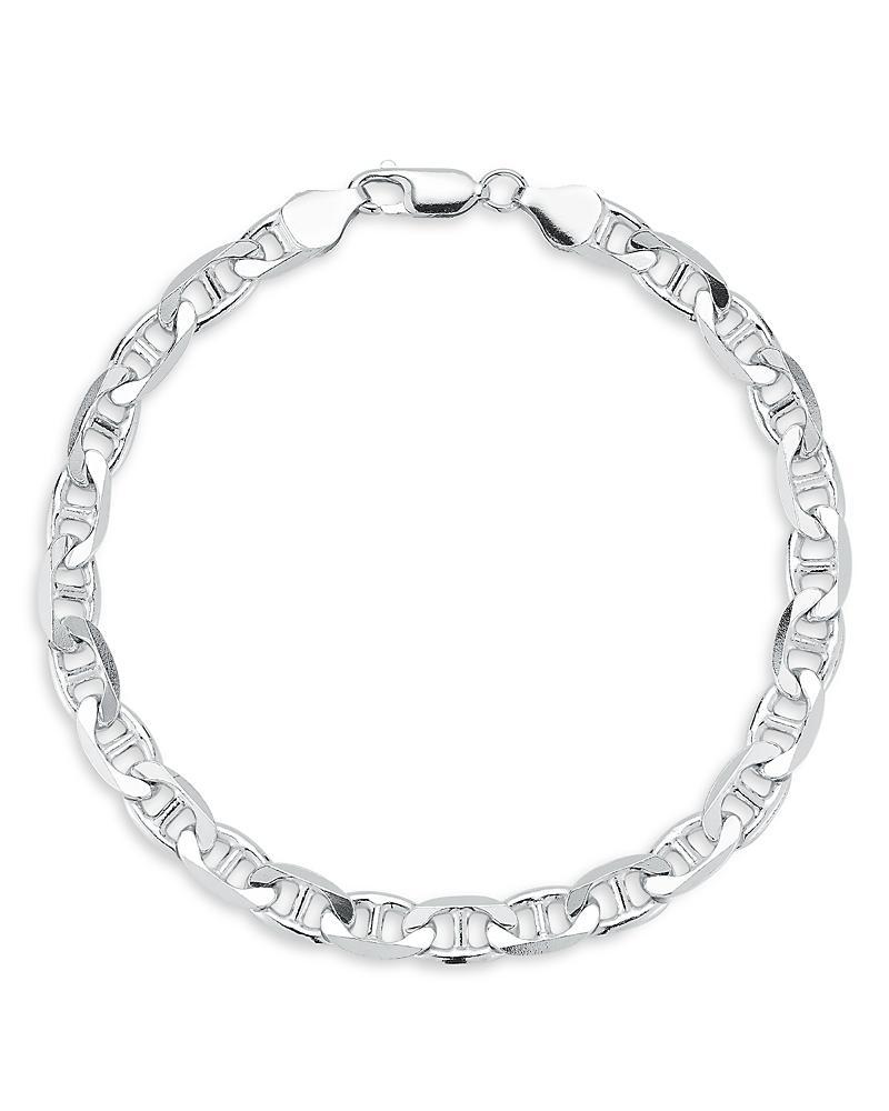 Milanesi And Co Sterling Silver 7mm Mariner Link Chain Bracelet Product Image