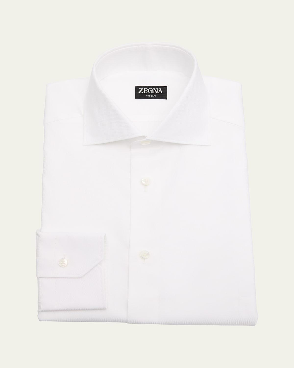 Mens Trecapi Cotton Oxford Sport Shirt Product Image