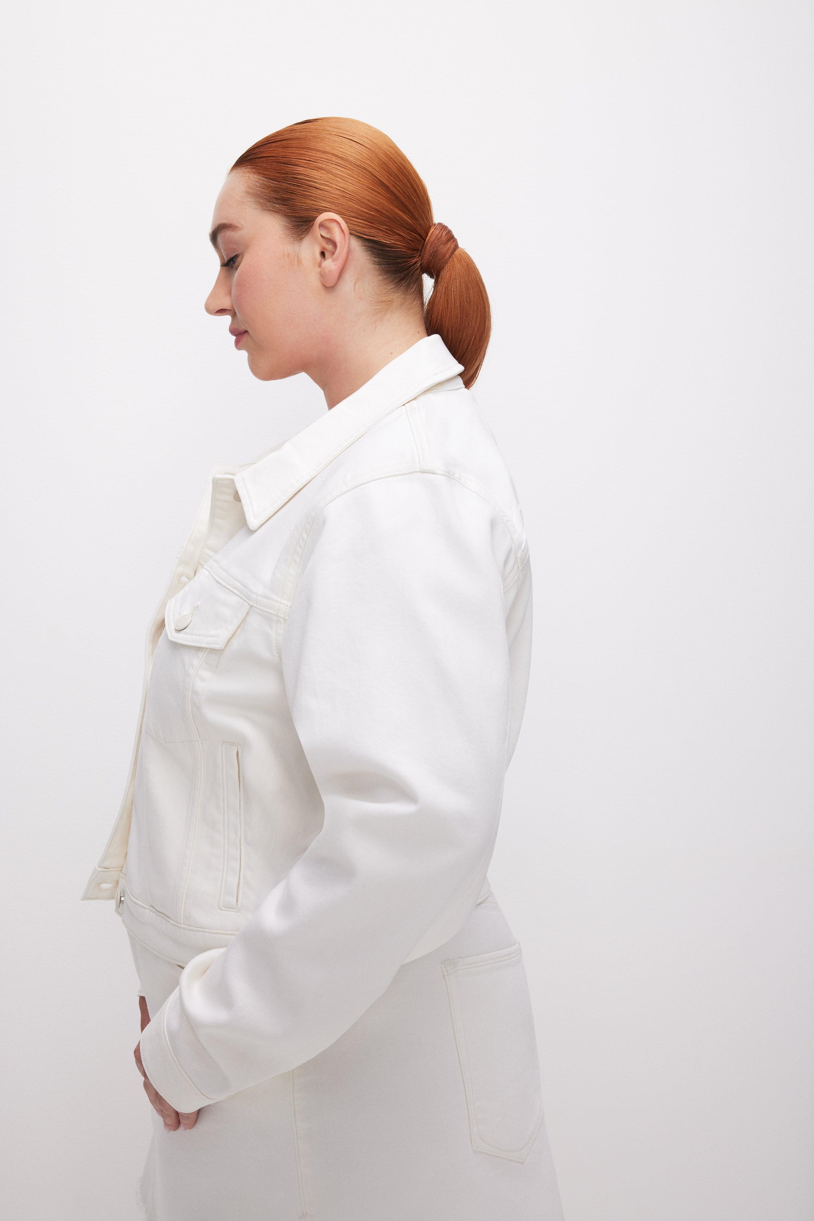 CLASSIC DENIM JACKET | CLOUD WHITE Product Image