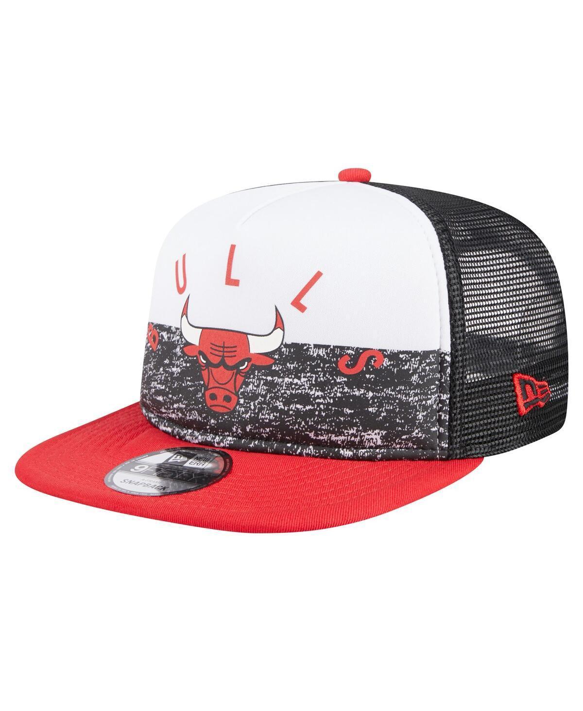 Mens New Era Chicago Bulls Arch A-Frame Trucker 9FIFTY SnapbackHat Product Image