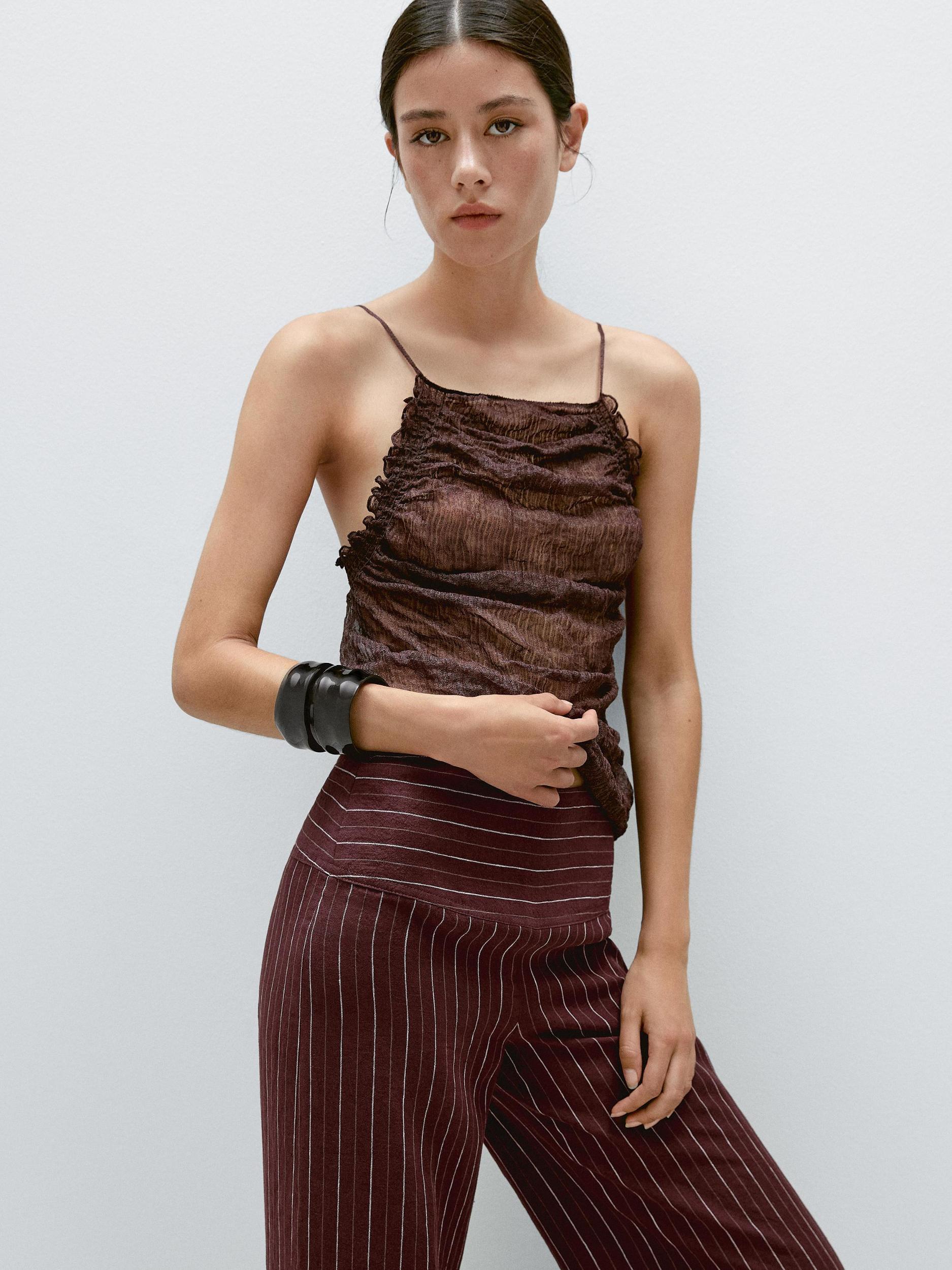 Open back halter top Product Image