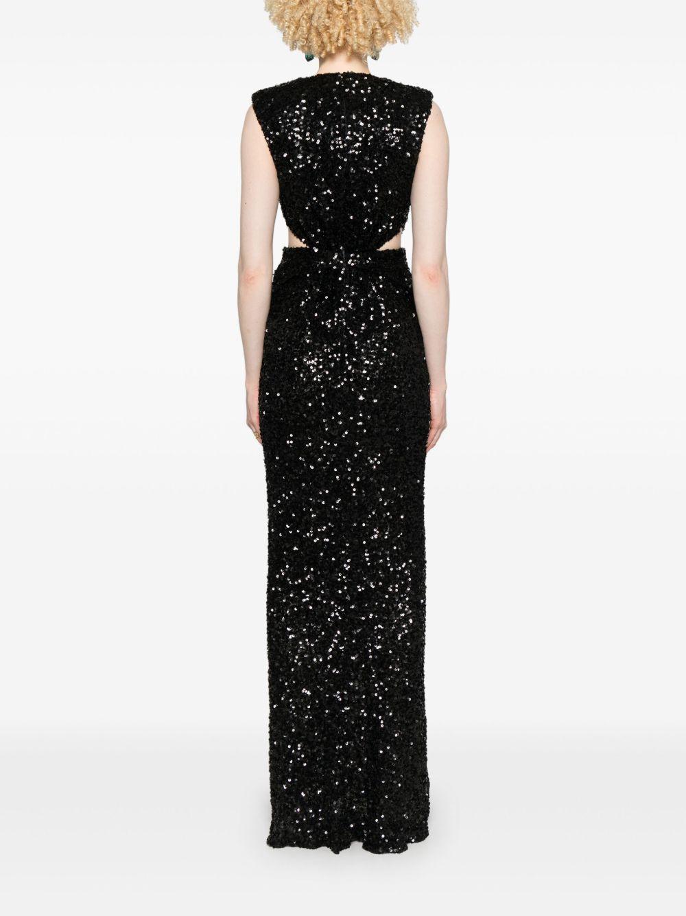 sequin-embellished gown Product Image